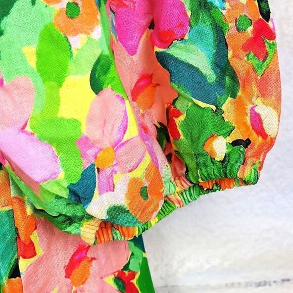 NWT Sanctuary bright and juicy flare Babydoll Dress. Size L - Picture 6 of 9